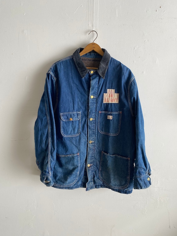 Vintage 60’s Sears Roebuck and Co Denim Chore Coat