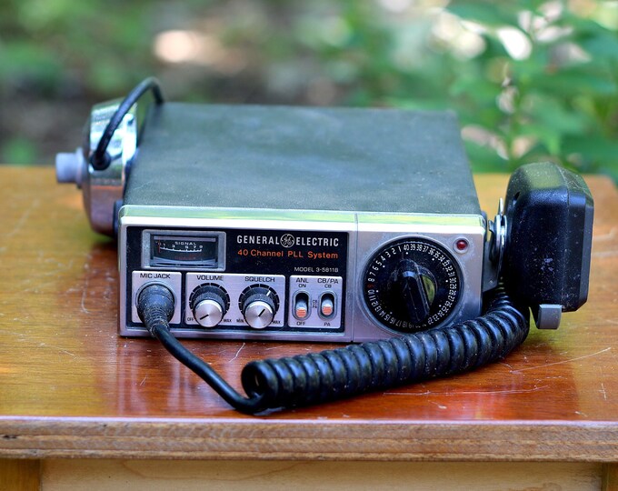 Antique GE CB Radio, Model 35811B Etsy