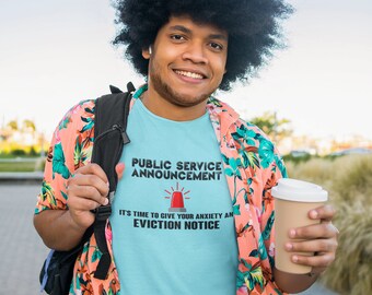 Angst uitzettingsbericht - T-shirt met korte mouw