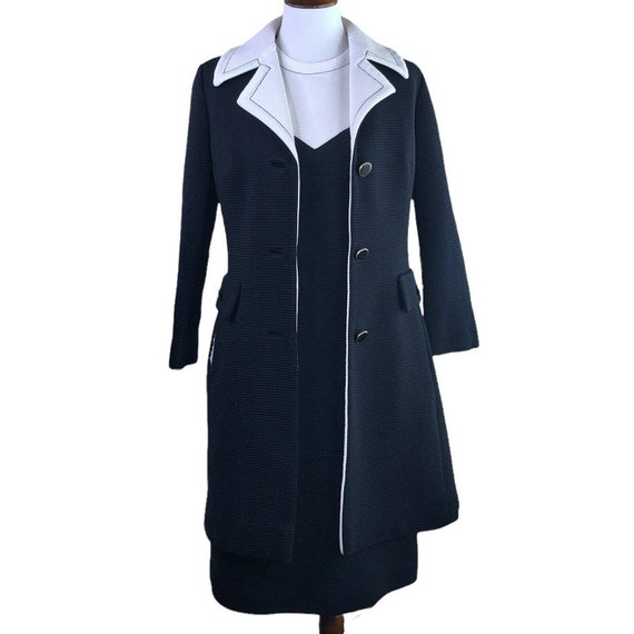 LILLI ANN Vintage 1960s 2 Pc Dress Coat Set Mod R… - image 2