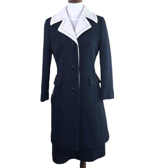 LILLI ANN Vintage 1960s 2 Pc Dress Coat Set Mod R… - image 1