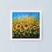 Ukrainian Sunflowers Oil Original Painting Canvas Art Flowers Artwork 8 ...