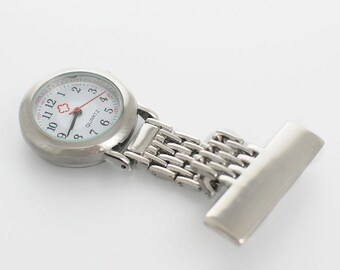 sterling silver nurses watch