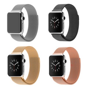 Engraved Milanese Apple Watch Strap Style Personalised | Etsy Ireland