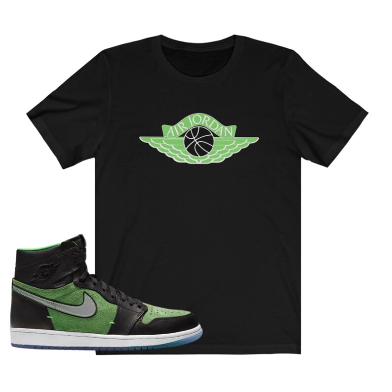 Jordan 1 Zoom Green matching shirts By Nike Jordan match Etsy