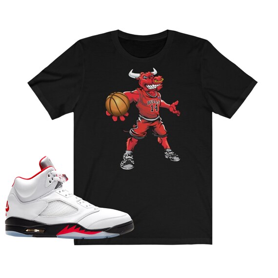 shirts to match jordan 5 fire red
