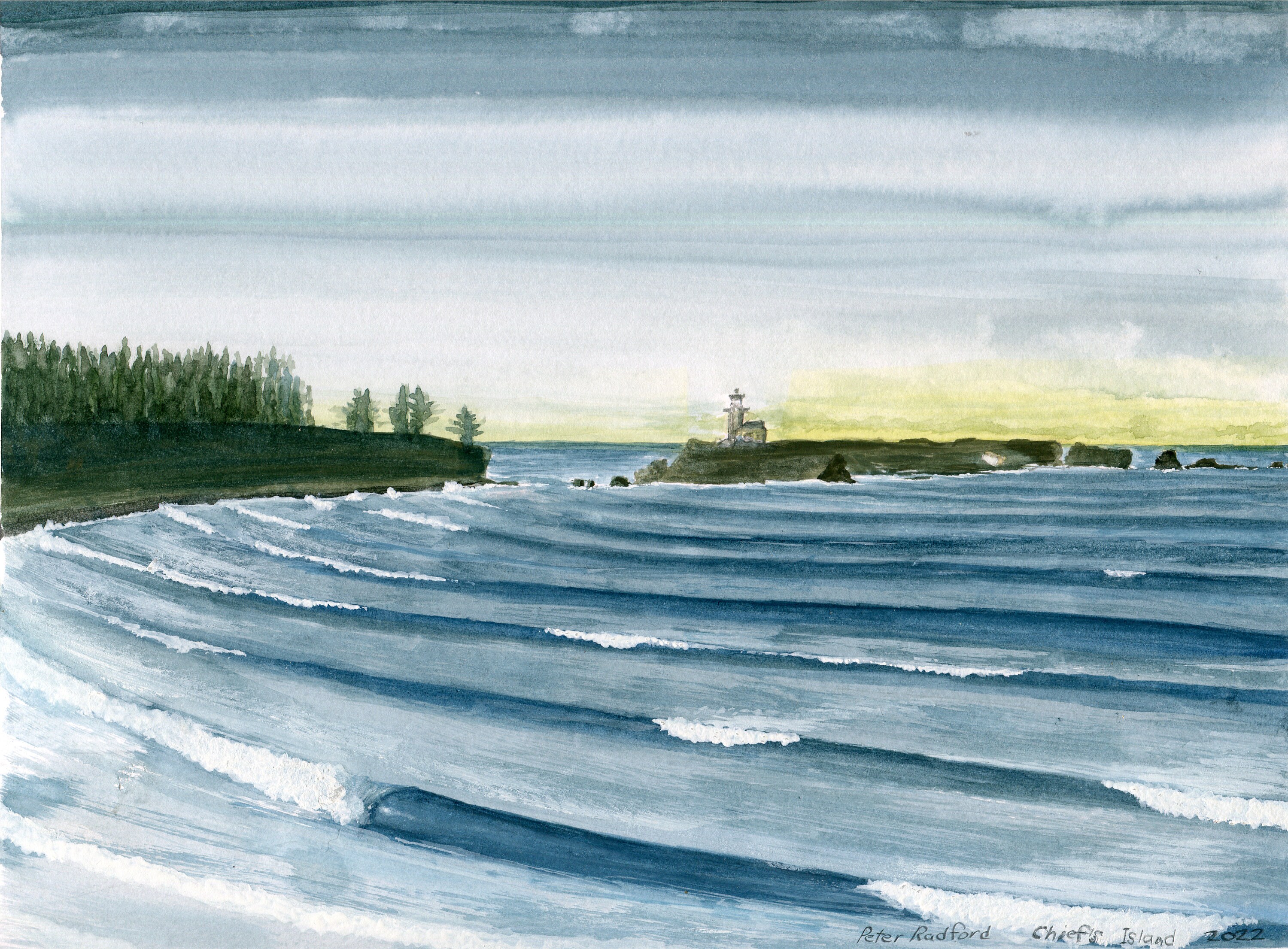 水彩画「荒崎海岸」 水彩画「荒崎海岸」 【公式通販】