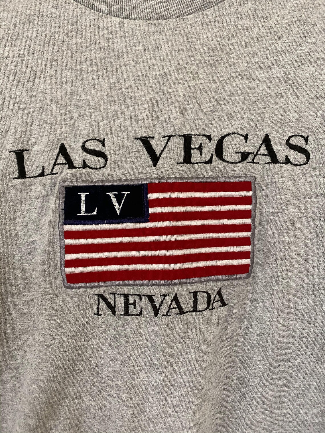 Las Vegas Nevada Embroidered Tee - Etsy