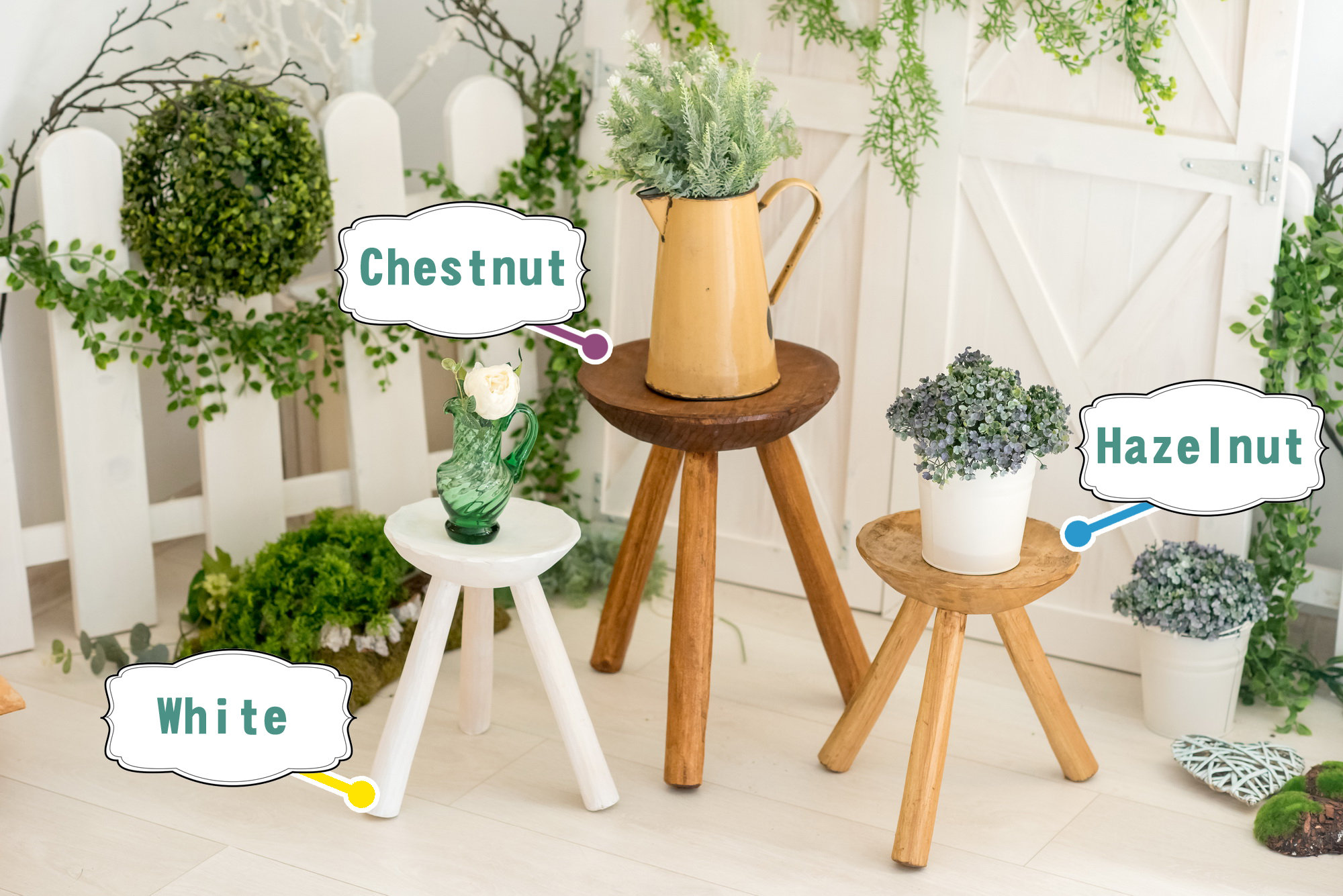 Carved Plant Stand/ Wood Plant Stand Stool/ Wooden Plant Stand