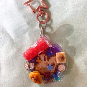 Stardew Chicken Keychain