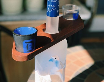 Wooden Shot Glass Holder