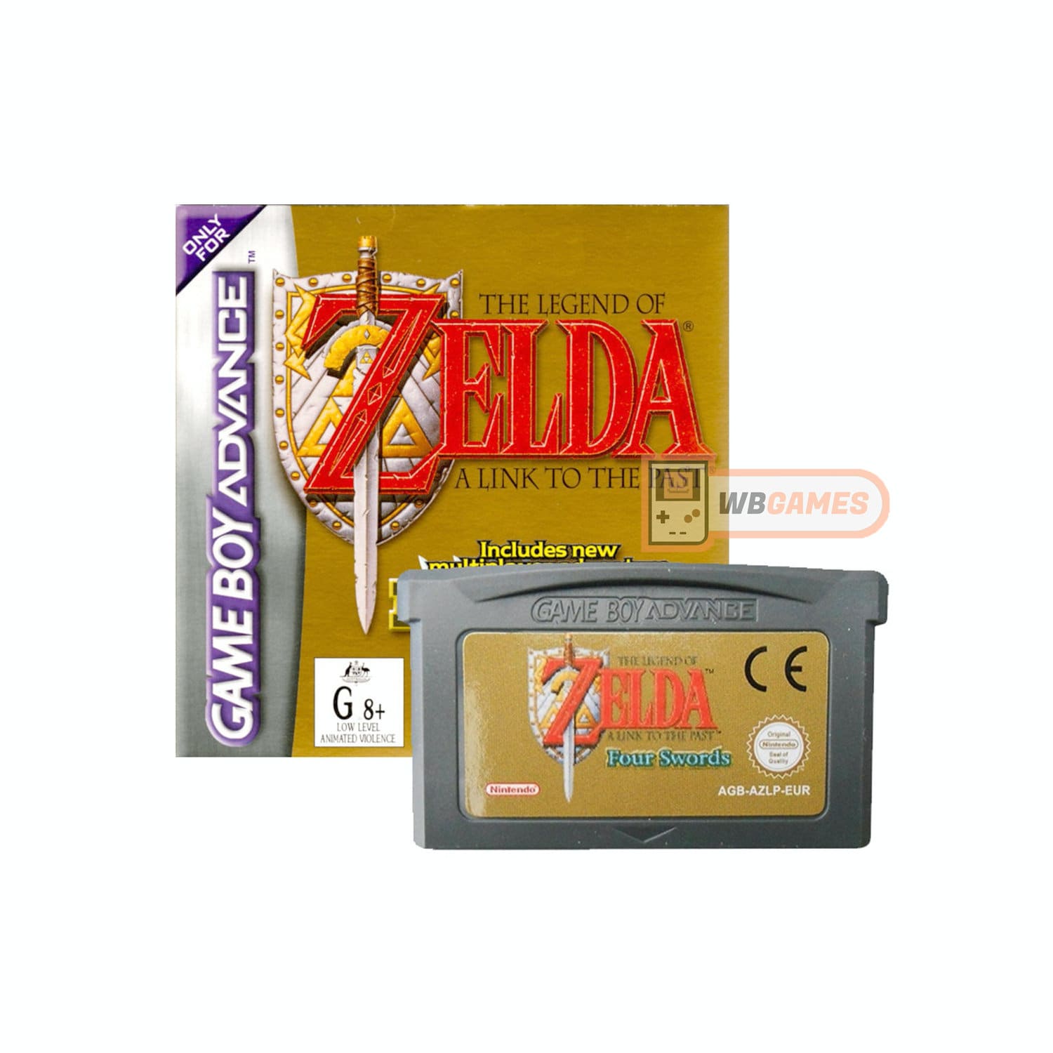 Legend of Zelda: A Link to the Past Four Swords Game Boy Advance