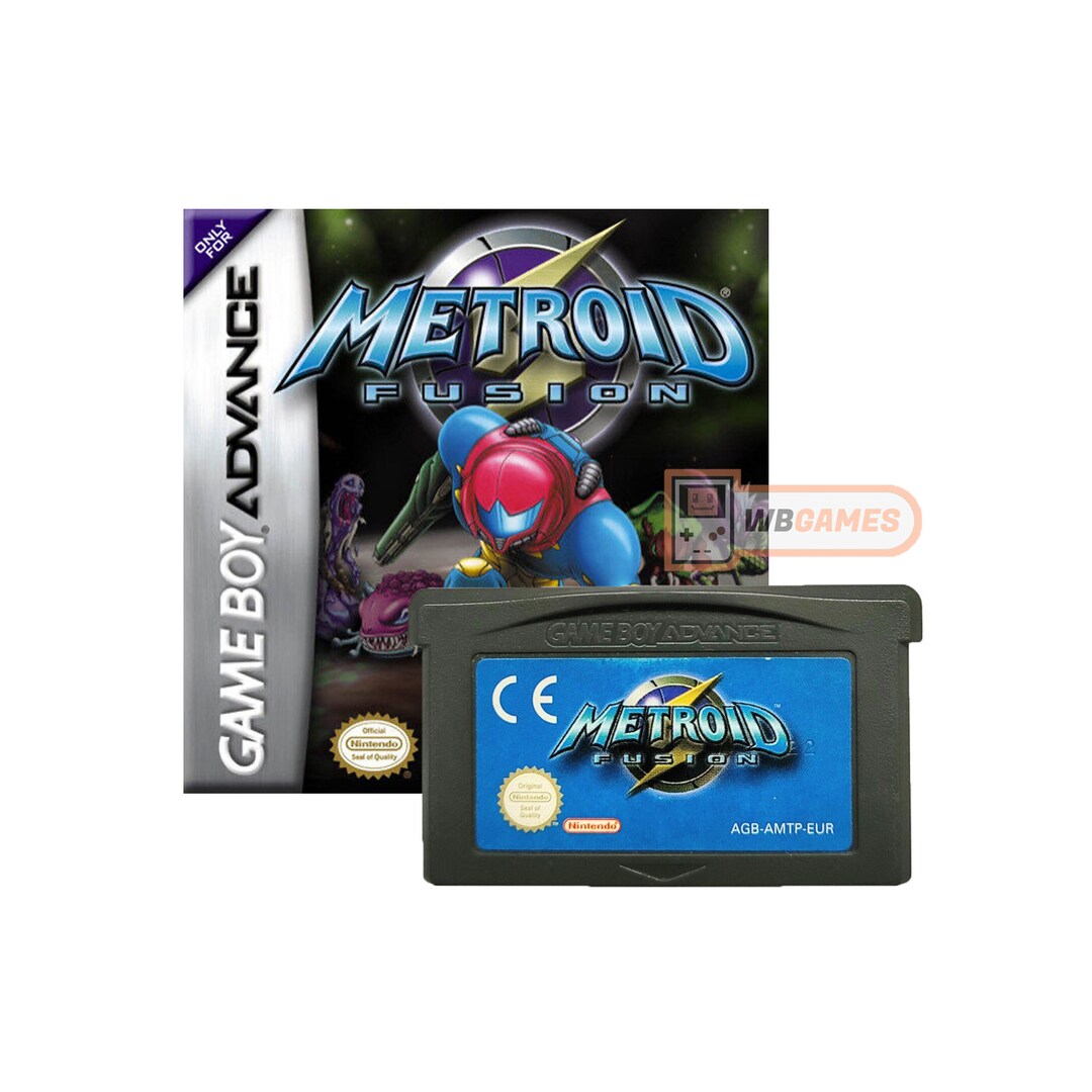 GBA Game Metroid Fusion Gameboy Advance Cartridge Repro Best Etsy