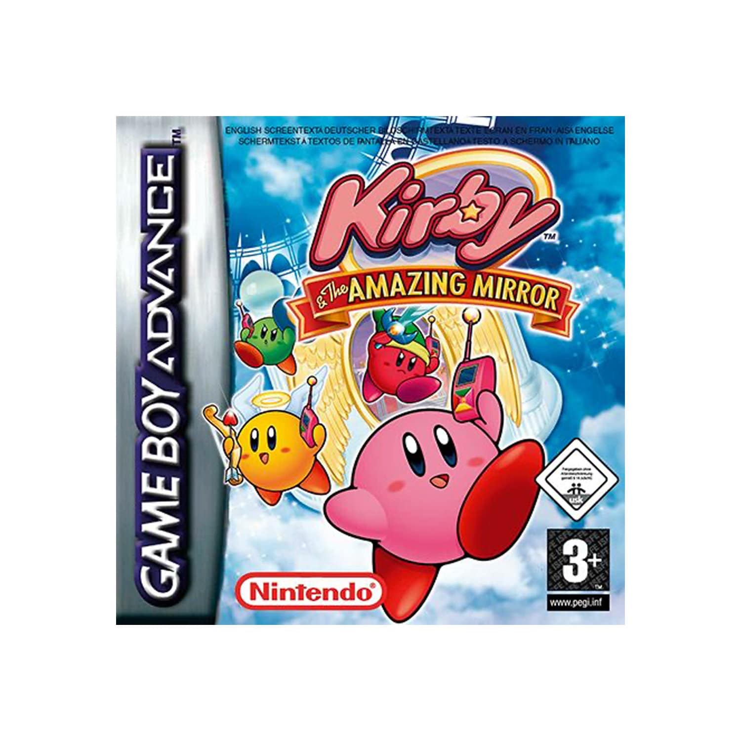GBA Game Kirby: Amazing Mirror Gameboy Advance Cartridge Repro - Etsy