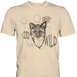 Men&#39;s T-Shirt, Nature T-Shirt, Fox T-Shirt, Forest Shirt, Men&#39;s Gift, Nature Print, Forest Shirt, Fox Shirt, Gift Idea, Fox, Motif