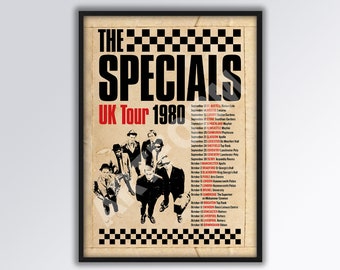 THE Specials Reimagined 1980 UK Tour Poster A3