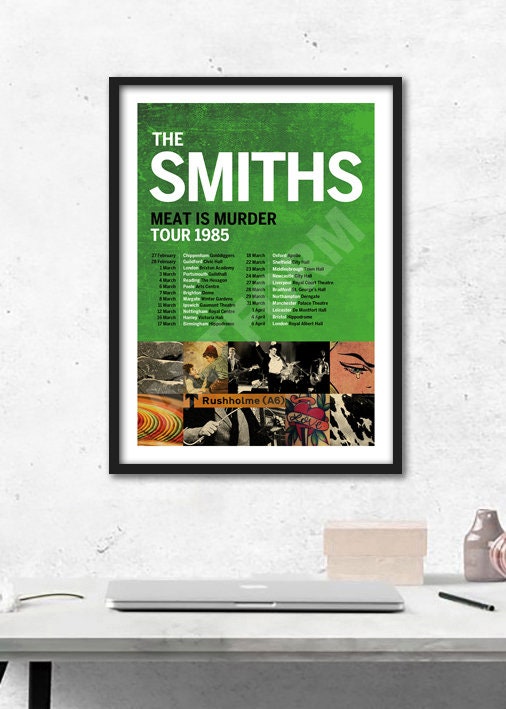THE SMITHS Reimagined 1985 UK Tour Poster A3 Size. - Etsy