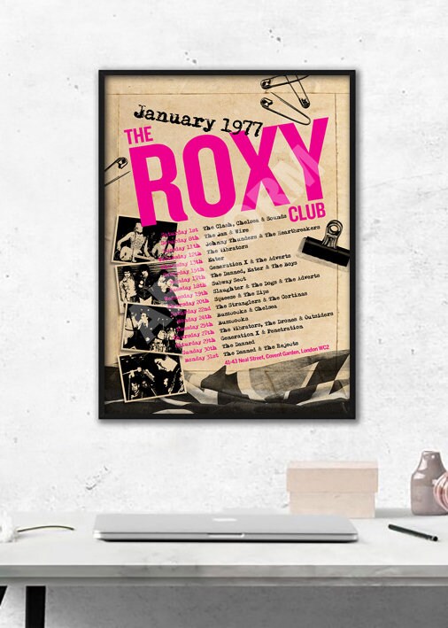 THE ROXY CLUB 1977年1月のポスター A3サイズ。セックス