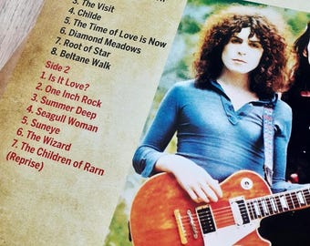 T.REX マーク・ボラン デビューアルバム ポスター ウォールアート