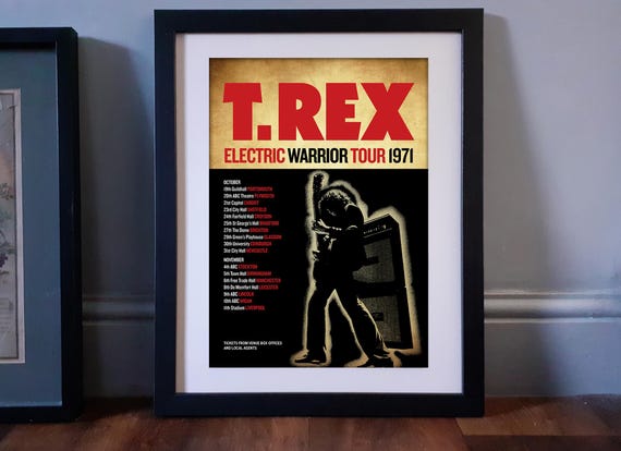 T.Rex の Marc Bolan が再解釈した ELECTRIC WARRIOR 1971 UK ツアー