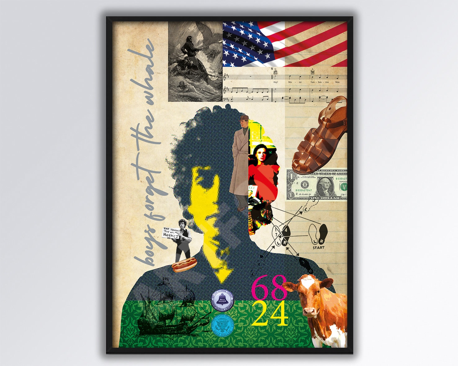 BOB DYLAN ‘Bringing it all Back Home’ A3 size print.