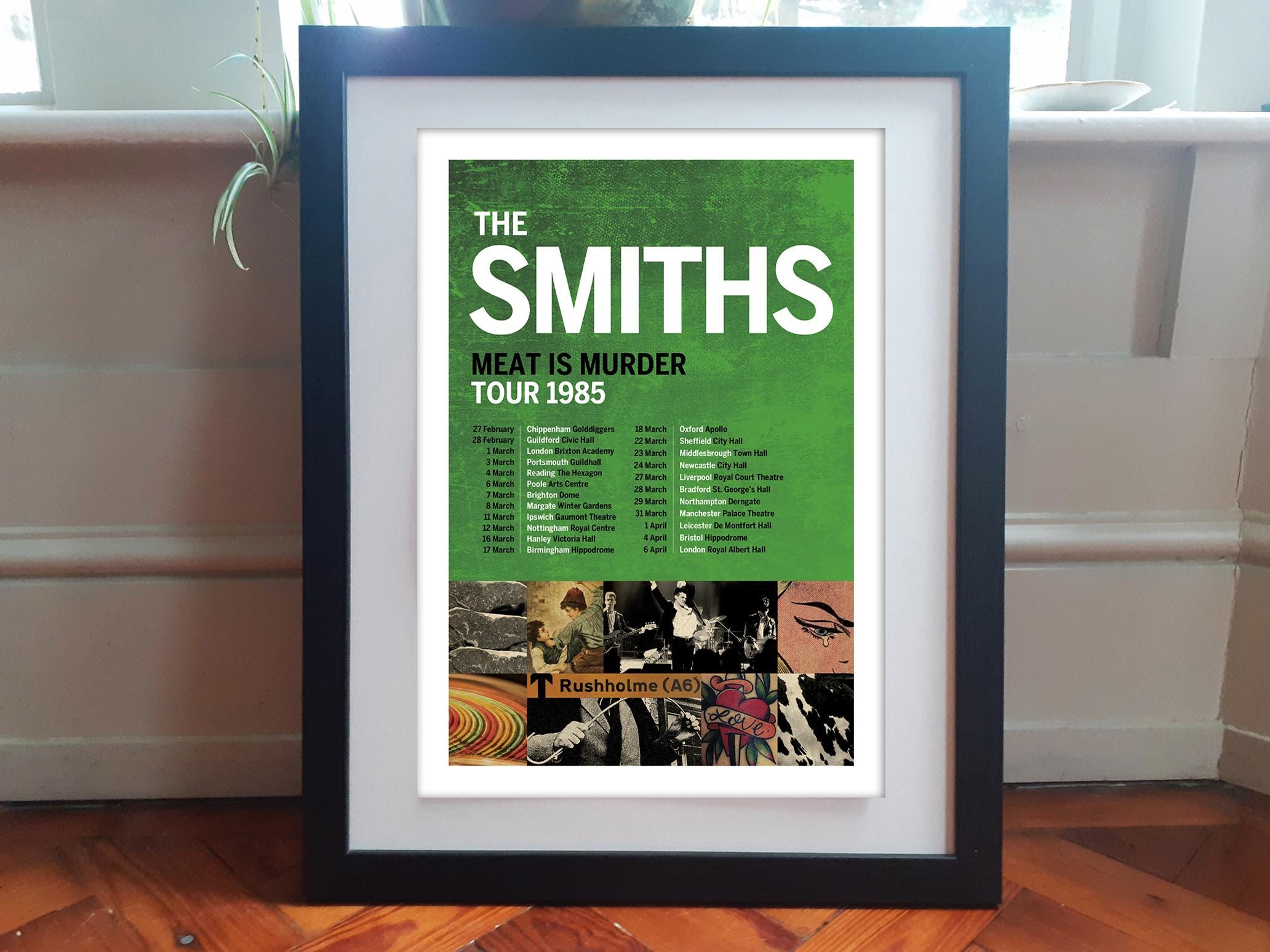 THE SMITHS Reimagined 1985 UK Tour Poster A3 Size. - Etsy
