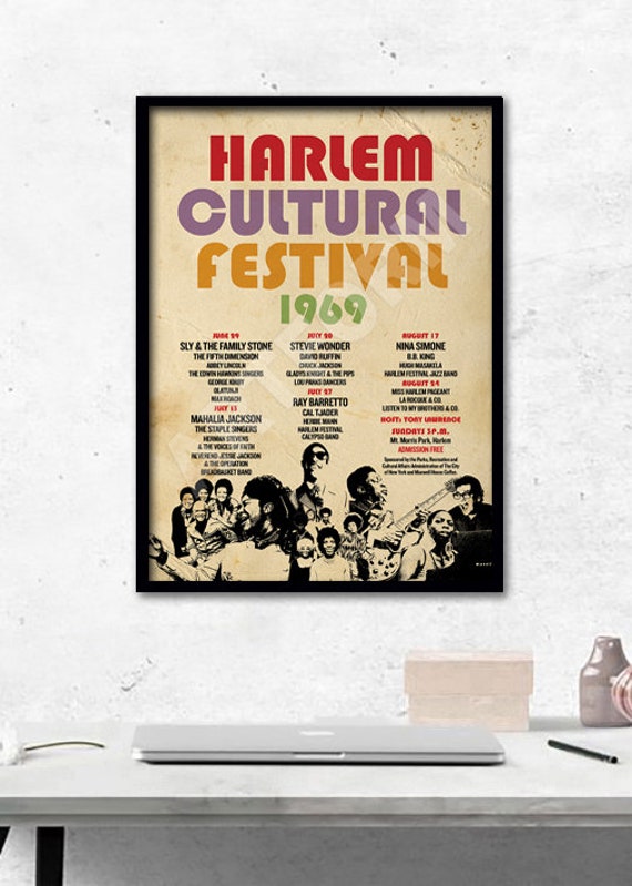 Harlem Cultural Festival 1969 REIMAGINED Poster A3 Size
