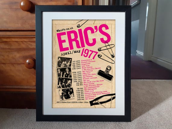 Eric's Punk Club Liverpool 1977 Reimagined Poster A3 Size. - Etsy
