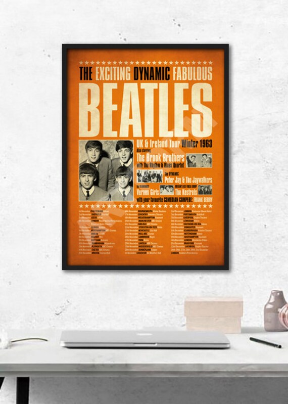 The Beatles ポスター（Buy The Beatles Abbey Road 1969 Album