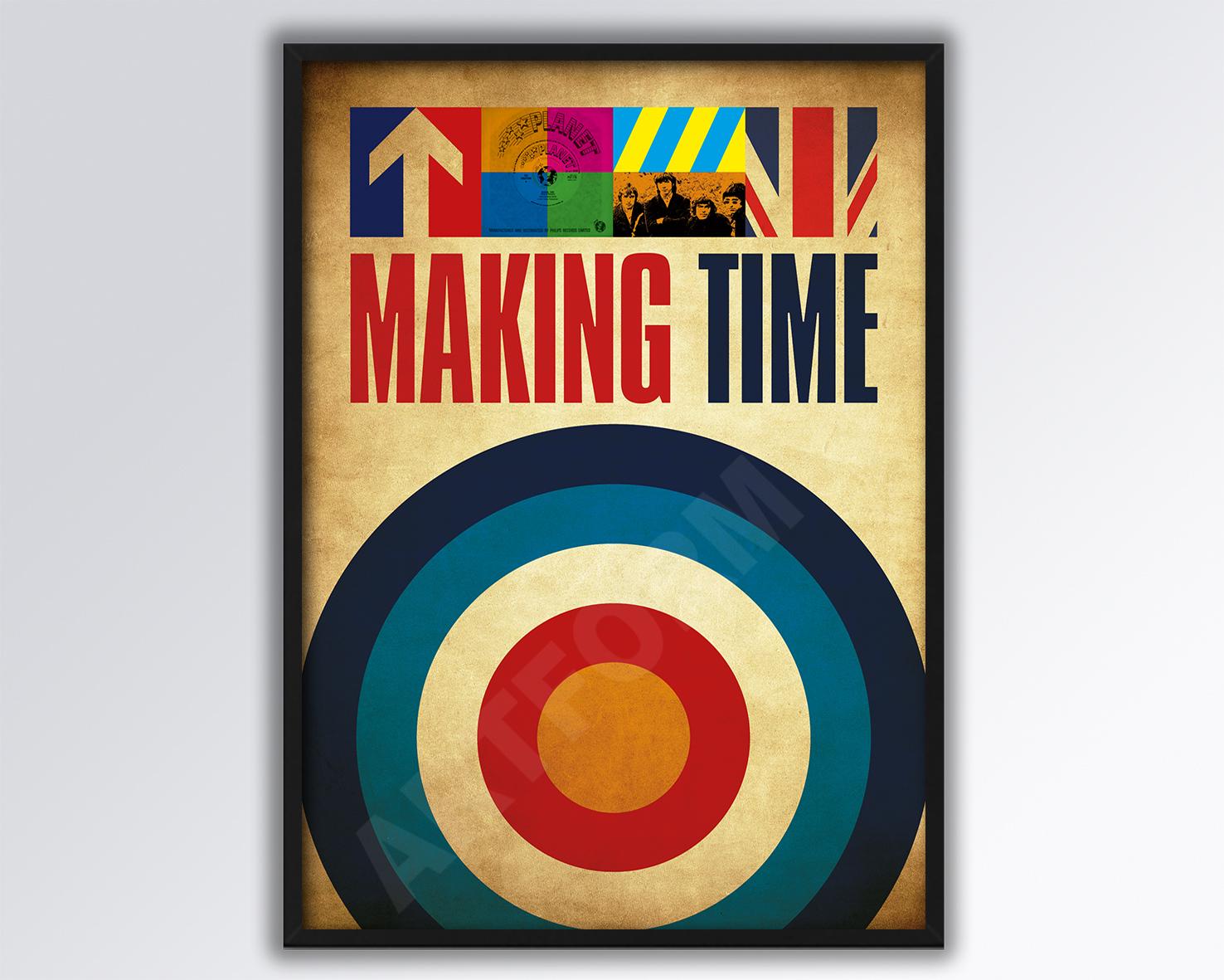 MAKING TIME Mod Psych Classic A3 Print