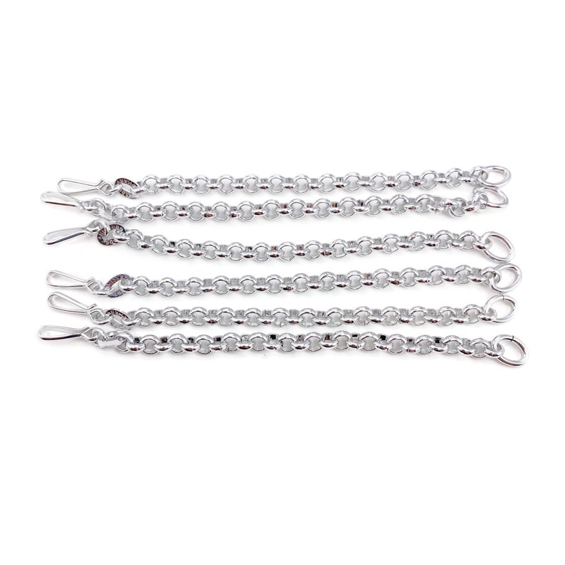 Extenders - 5quot; Silver Aluminum Chain Germany - Vintage Jewe Extenders - 5quot; Silver Aluminum Chain Germany - Vintage Jewe