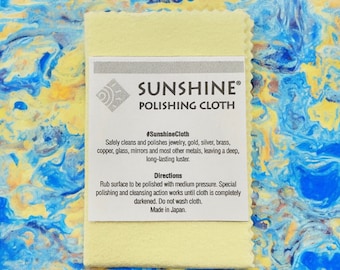 Large Sunshine Polishing Cloth - Cleaning Cloth for Jewelry and Metals