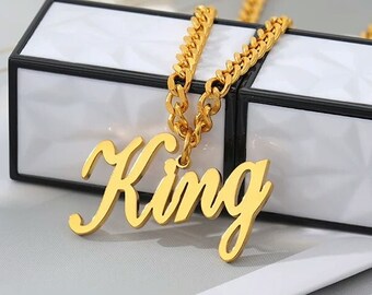 Bold Name Necklace • Custom Name Necklace • Name Necklace • Gift For Her • Minimalist Necklace • Name Necklace Gold • Personalized Necklace