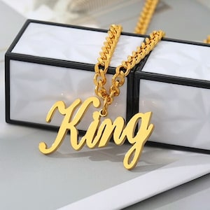 Bold Name Necklace • Custom Name Necklace • Name Necklace • Gift For Her • Minimalist Necklace • Name Necklace Gold • Personalized Necklace