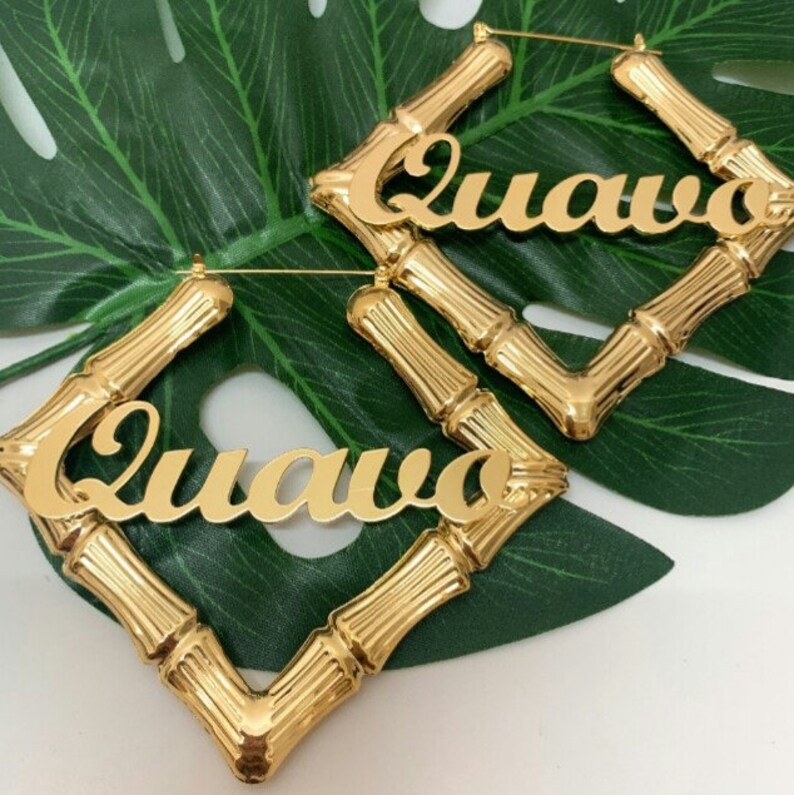 bamboo earrings square