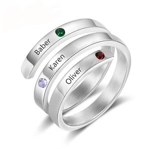 Family Name Ring • Custom Name Ring • Name Ring • Gift For Her • Engraved Ring • Minimalist Ring • Personalized Ring • Custom Ring.