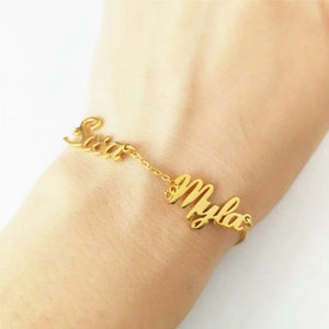 Family Name Bracelet • Custom Name Bracelet •  Name Bracelet • Minimalist Bracelet • Gift forHer • Bridesmaid Bracelet • Customized Bracelet