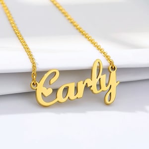 Name Necklace • Custom Name Necklace •  Personalized Necklace • Gift For Her • Birthday Gift • Personalized Jewelry • Name Necklace Gold.