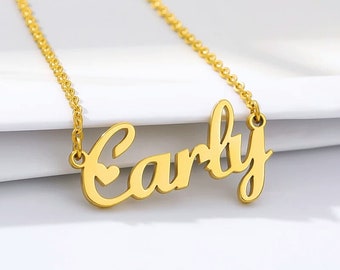 Name Necklace • Custom Name Necklace •  Personalized Necklace • Gift For Her • Birthday Gift • Personalized Jewelry • Name Necklace Gold.