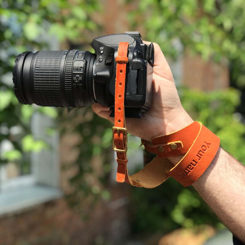 Personalized leather camera strap Leather camera neck strap Binocular strap Photographer gift Personalized gifts