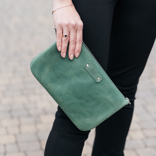 Small crossbody bag, leather minimalist clutch shops bag. Compact purse. Personalized Christmas and New Year gift for wife, girlfriend, sister