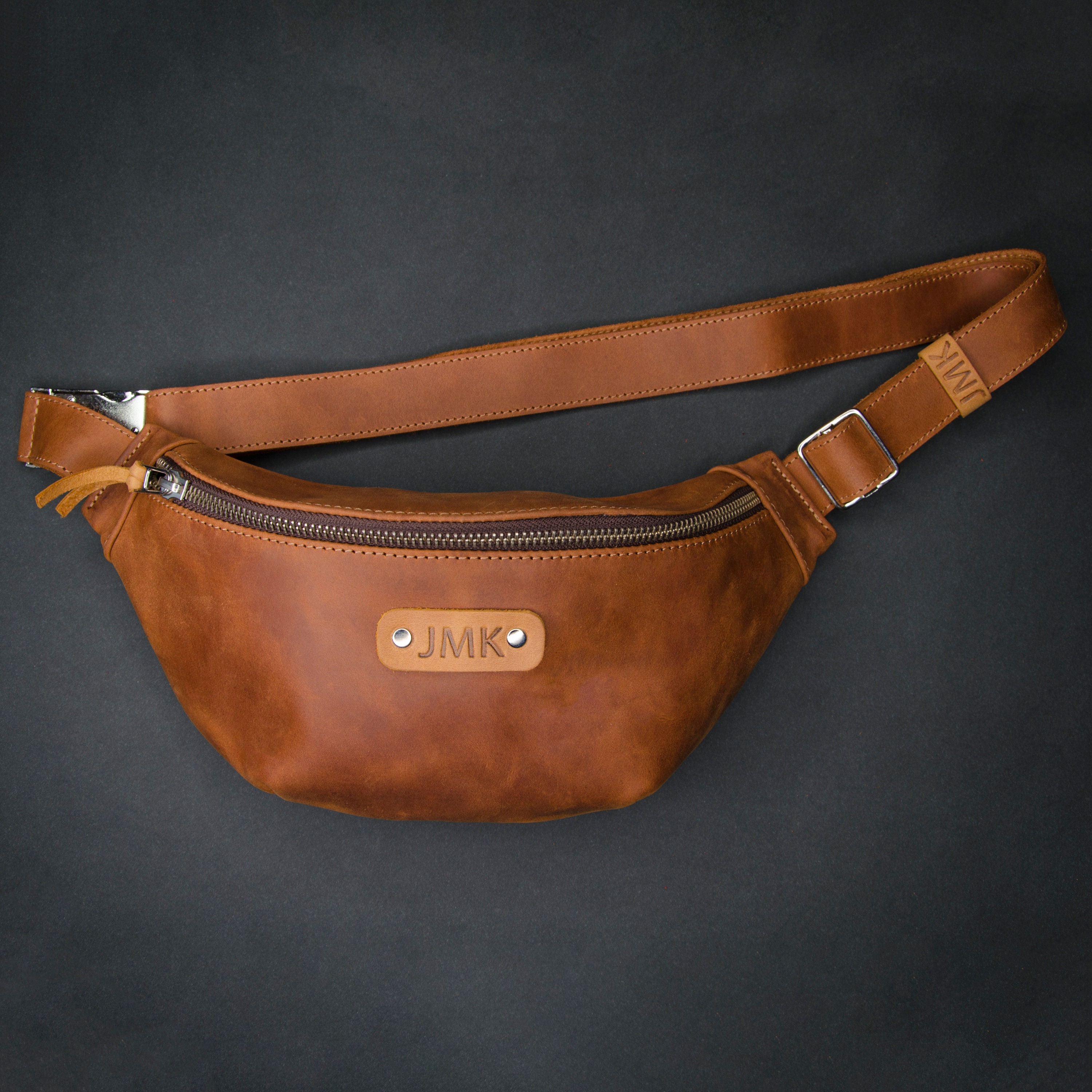 Personalized leather fanny pack for woman Leather bum bag Etsy