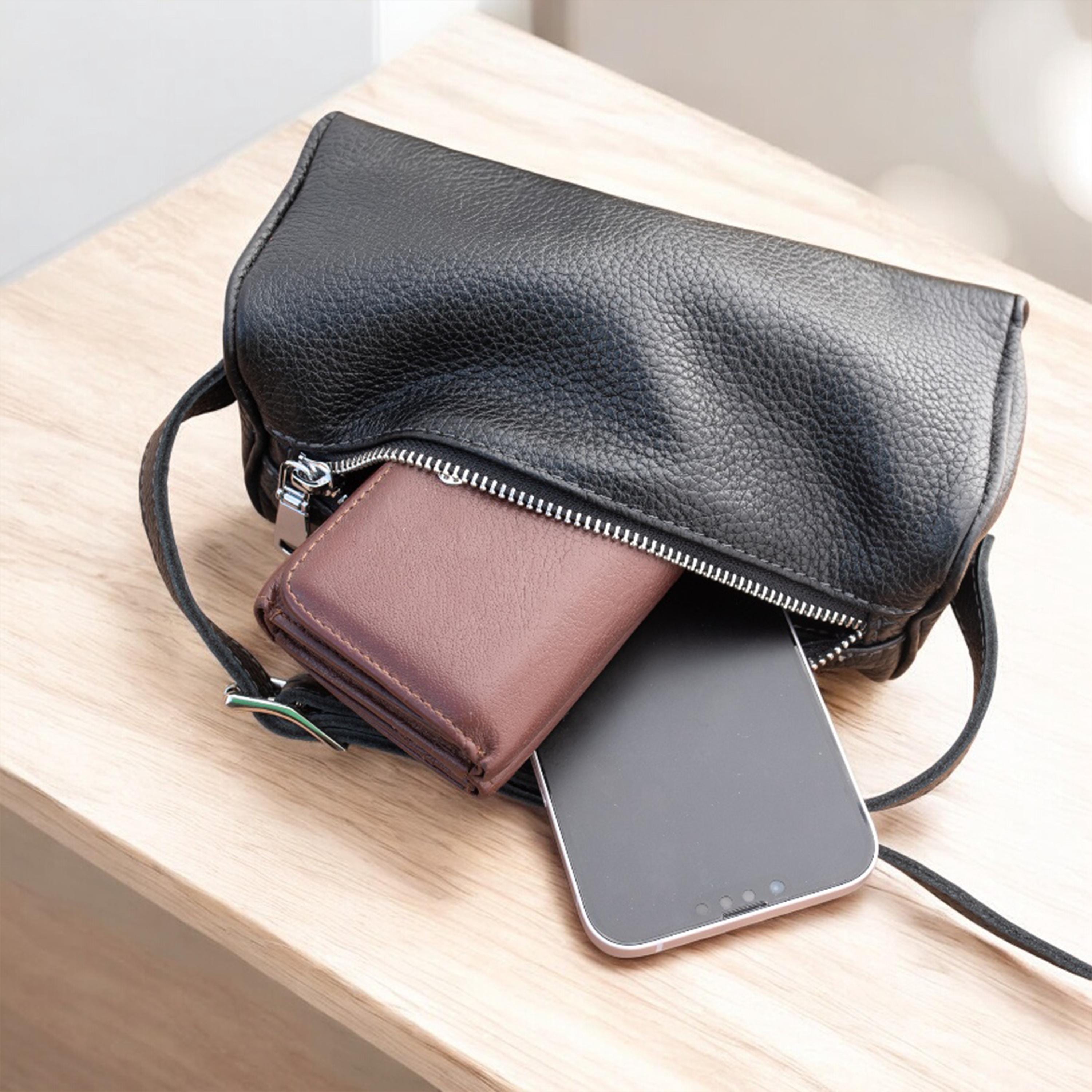 Minimalist Leather Shoulder Bag – Small Elegant Purse for Evening Party, Wedding, or Date Night – Chic Bag for Women