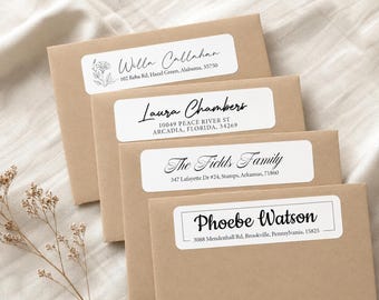 Return Address Labels, Best Quality, Address Stickers, Calligraphy Address Labels, Wedding Address Stickers