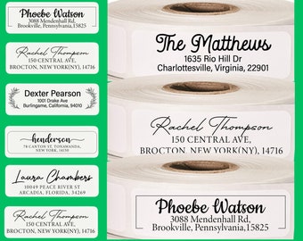 250 LABELS! BEST SELLING Address Labels on Etsy | Custom Return Address Label Roll | Peel-n-Stick | 20+ Designs