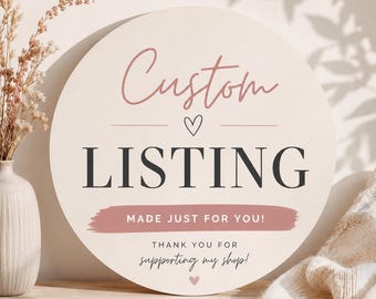 Actually Custom Listing
