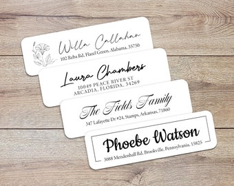 Return Address Labels, Best Quality, Address Stickers, Calligraphy Address Labels, Wedding Address Stickers