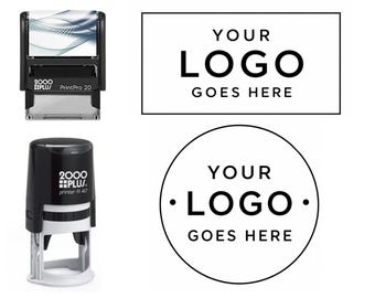 Sellos de goma redondos autoentintables con más de 2000 unidades para imprimir con logotipo personalizado, ideales para negocios o manualidades.