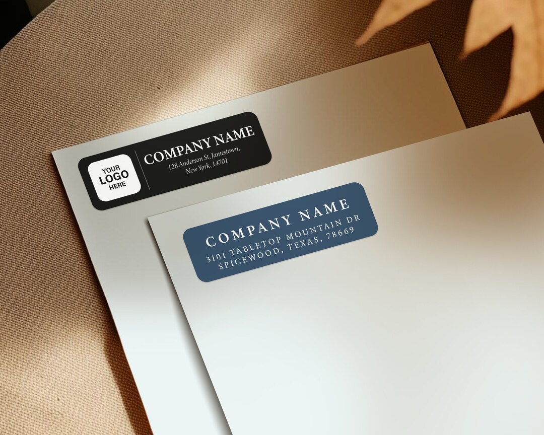 Business Return Address Stickers, Business Stationery, Return Address