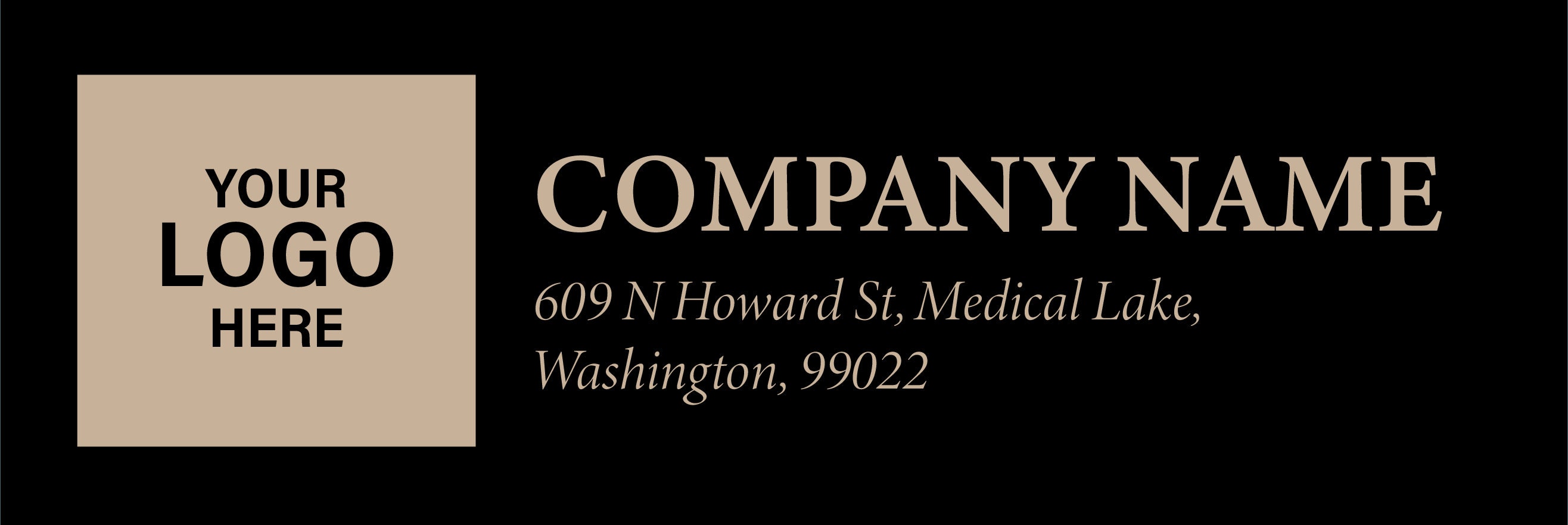 Business Return Address Stickers, Business Stationery, Return Address ...